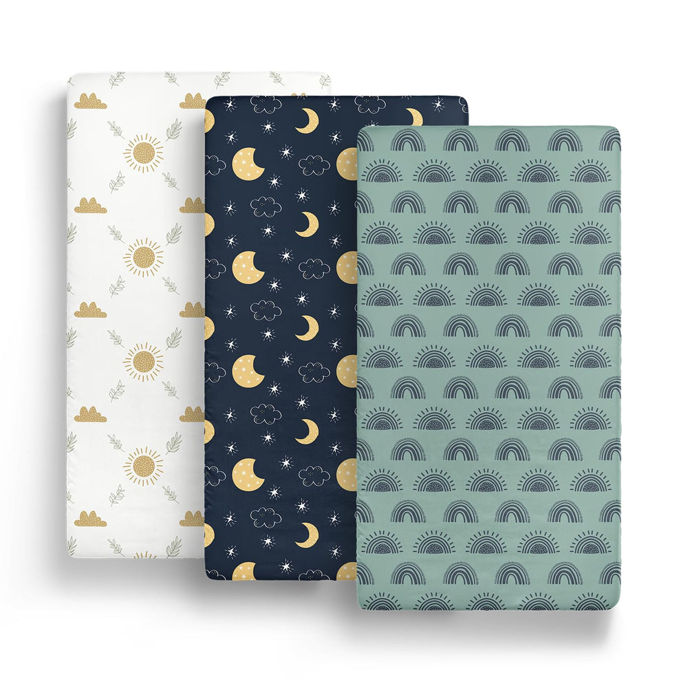 The Peanutshell all-day comfort sheet promotes airflow and helps regulate temperature.