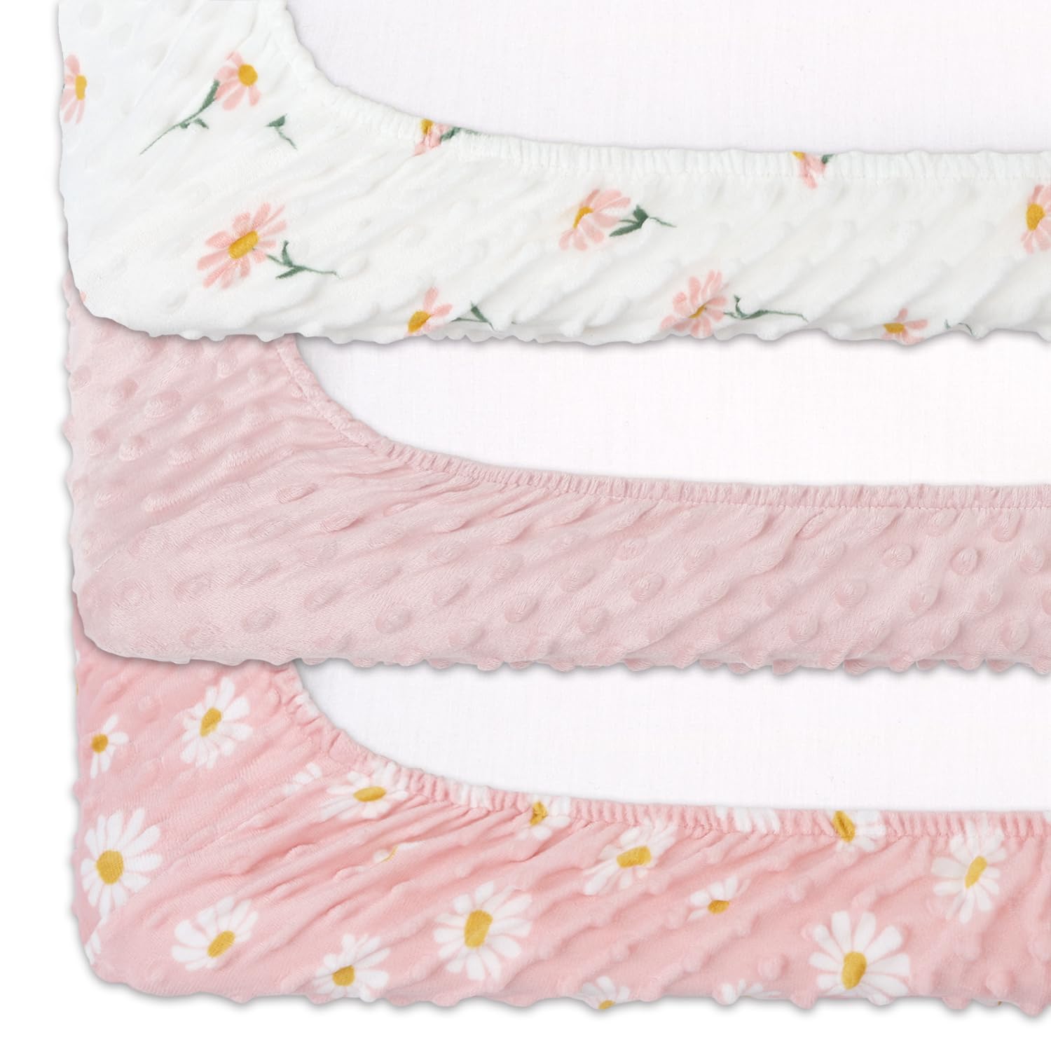 The Peanutshell elastic bottom band keeps covers in place during changes.