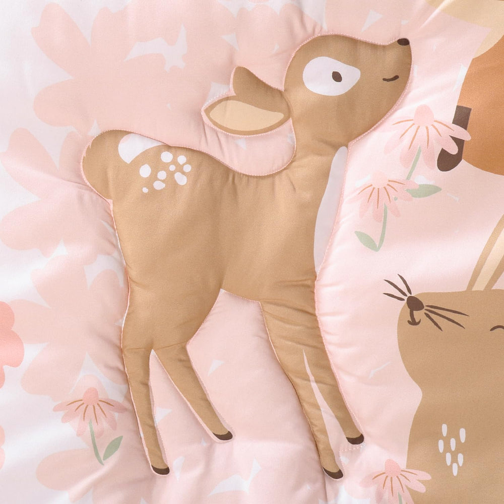 The Peanutshell Fairytale Forest bedroom scene demonstrates coordinated nursery styling.