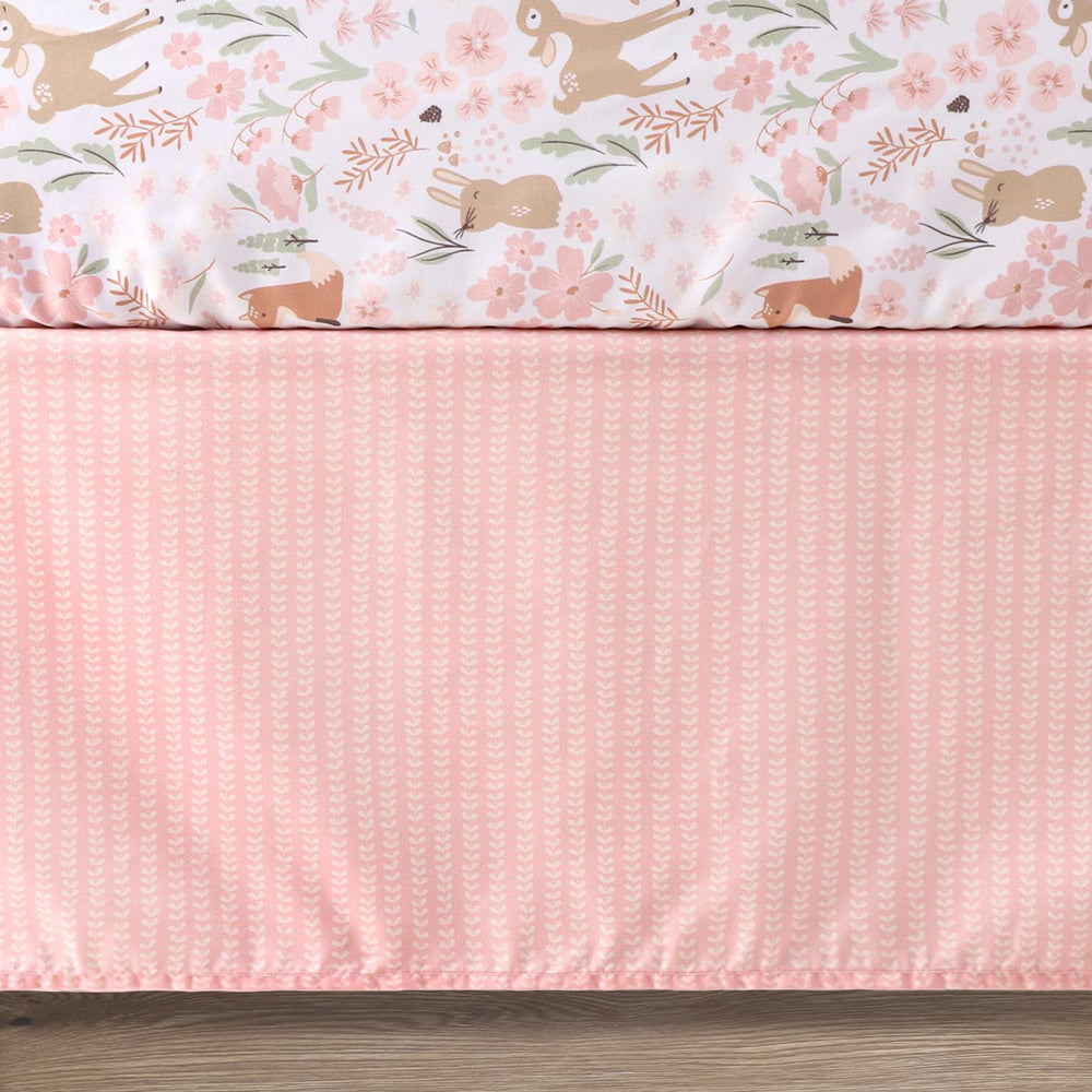 The Peanutshell Fairytale Forest fabric close-up shows soft microfiber texture.