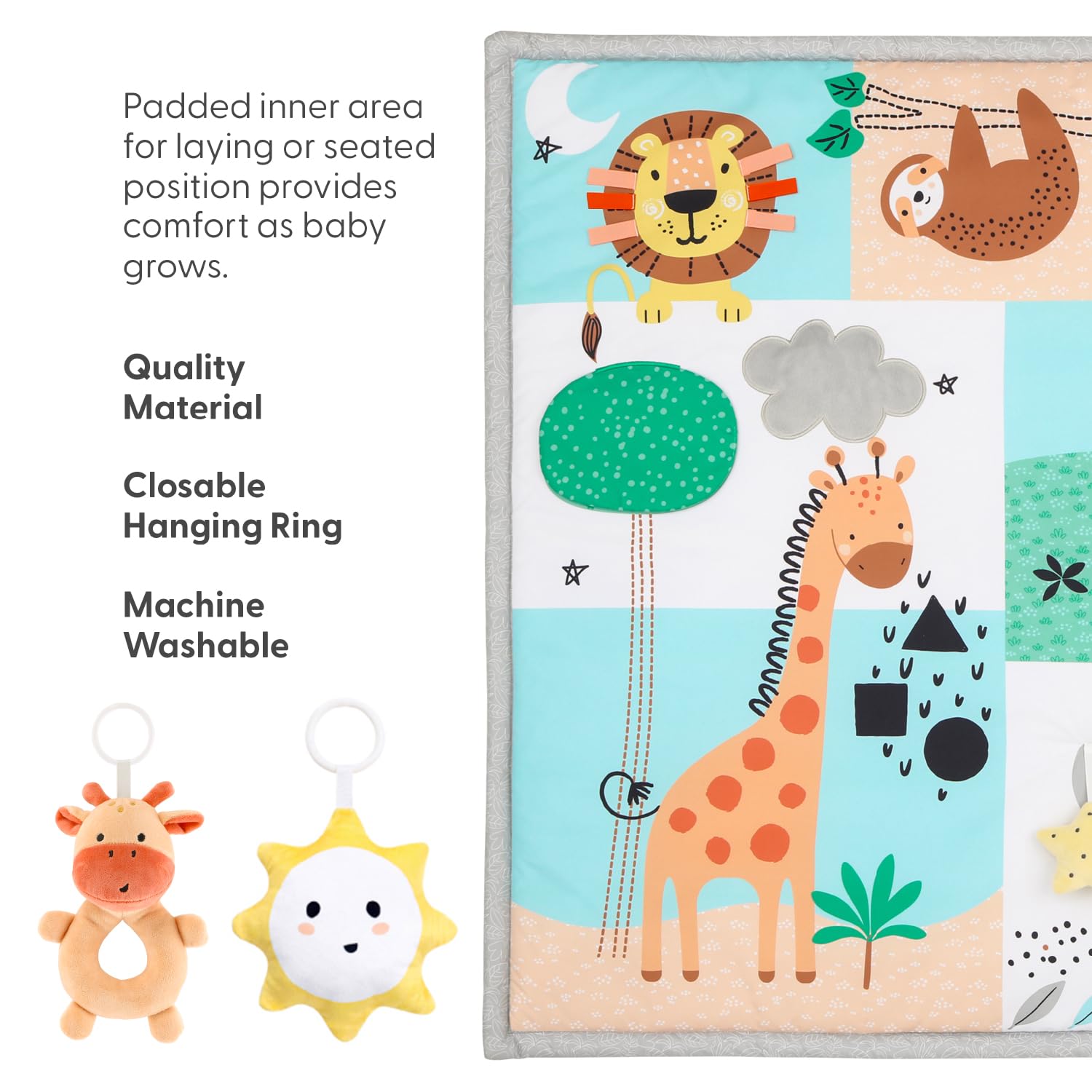 The Peanutshell safari animals design sparks curious play and exploration.