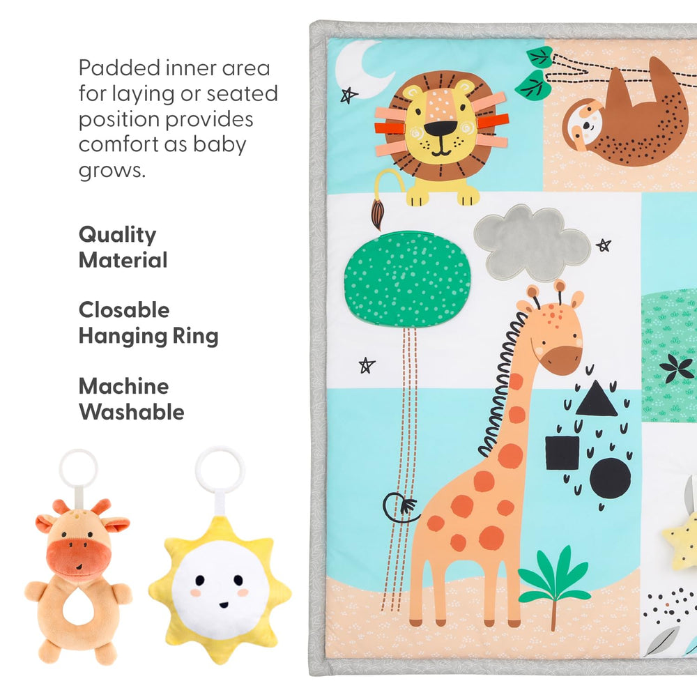 The Peanutshell safari animals design sparks curious play and exploration.