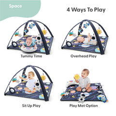 The Peanutshell Soft-Padded Play Mat offers comfortable tummy time for newborns and infants.