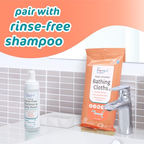 Cloth infused with Aloe and Vitamin E by The Pharma-C Company for skin nourishment