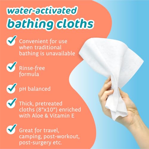 Aloe and Vitamin E enriched cloth from The Pharma-C Company supports gentle skin care