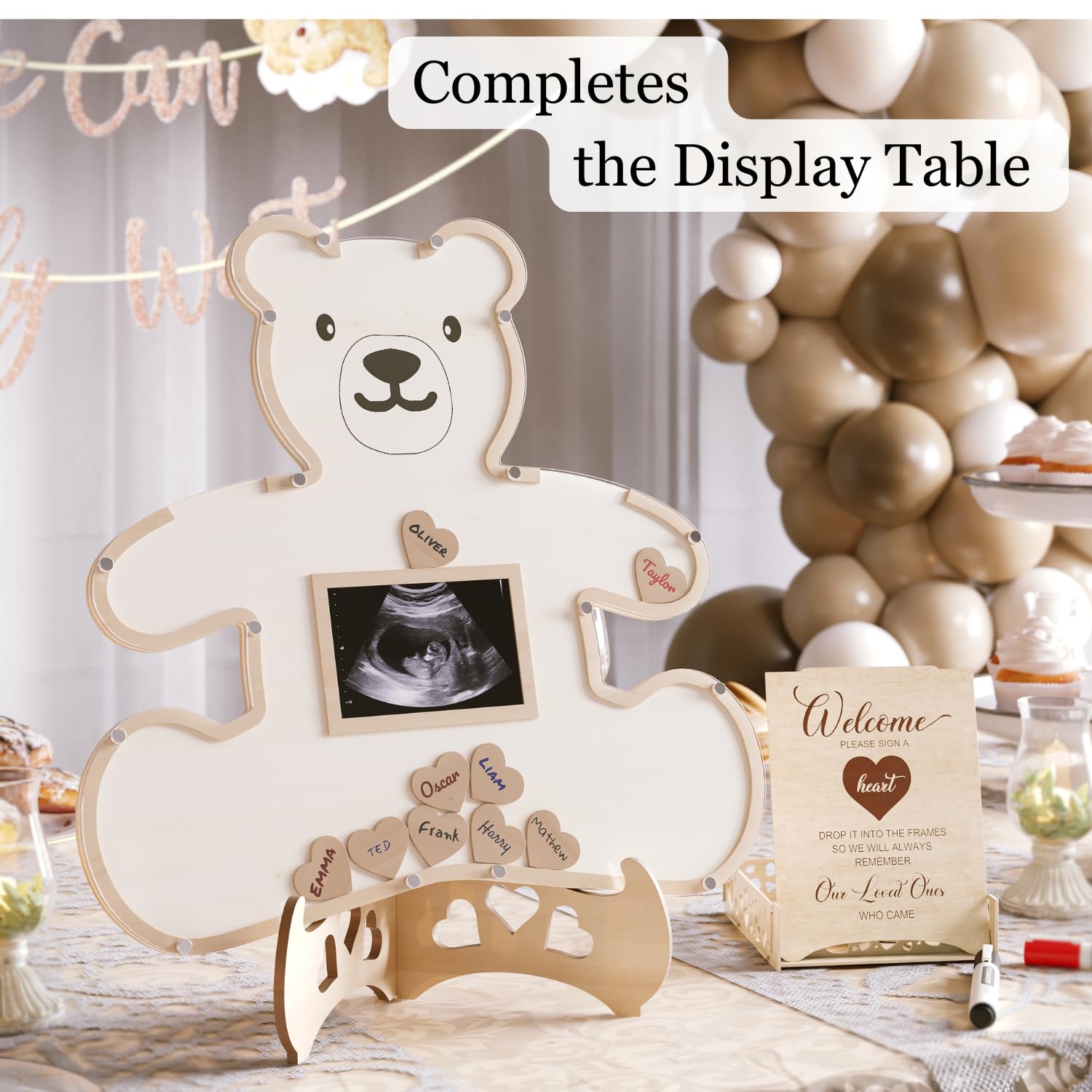 The Real Bossy Baby display box and stand provides a neat keepsake display.