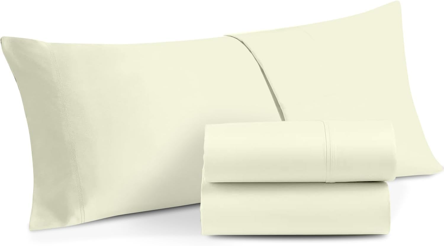 The Sky Bedding toddler pillowcase ivory 14x20 front view shows soft, breathable fabric.