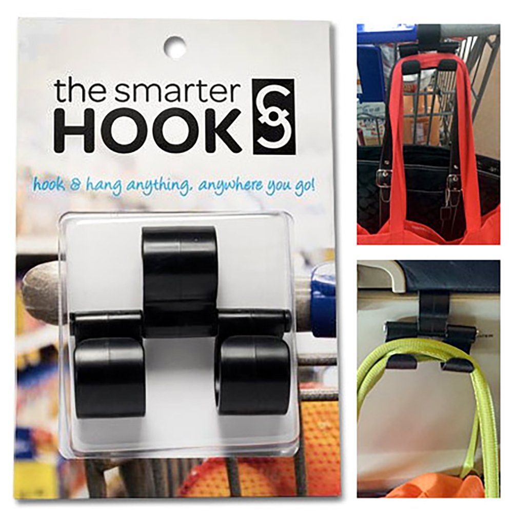 The Smarter Hook portable design fits purses for on-the-go organization