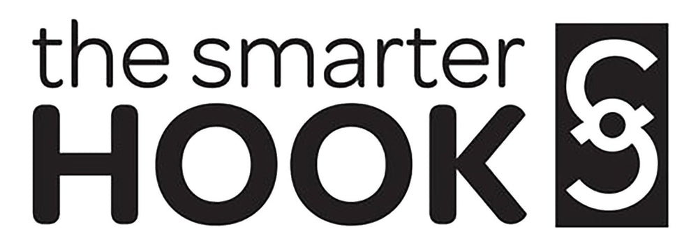 The Smarter Hook durable plastic supports up to 14 lbs for everyday versatility