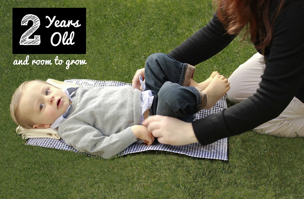 The Snug Bug changing pad with snap closures for compact packing.