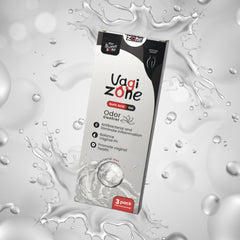 The Sweet Zone Vagizone box back with product details and usage notes
