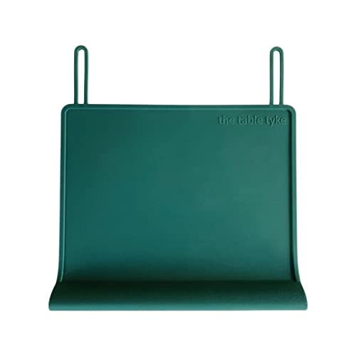 The Table Tyke edge bumper on table protects tiny mouths during meals