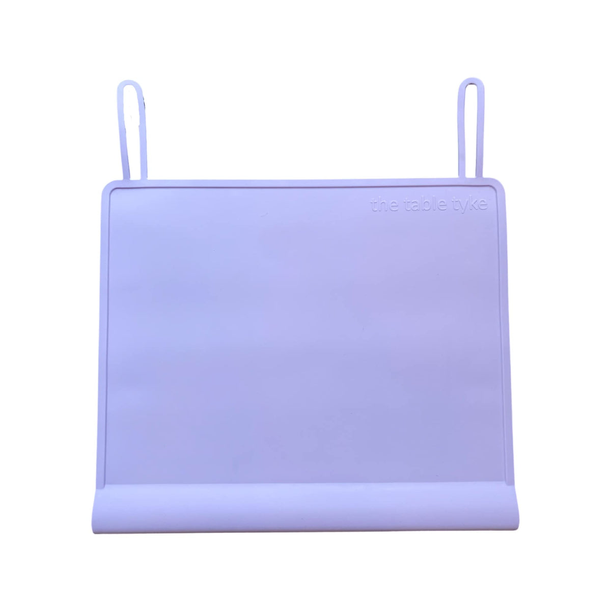 The Table Tyke edge bumper placemat protects tiny mouths at meals.
