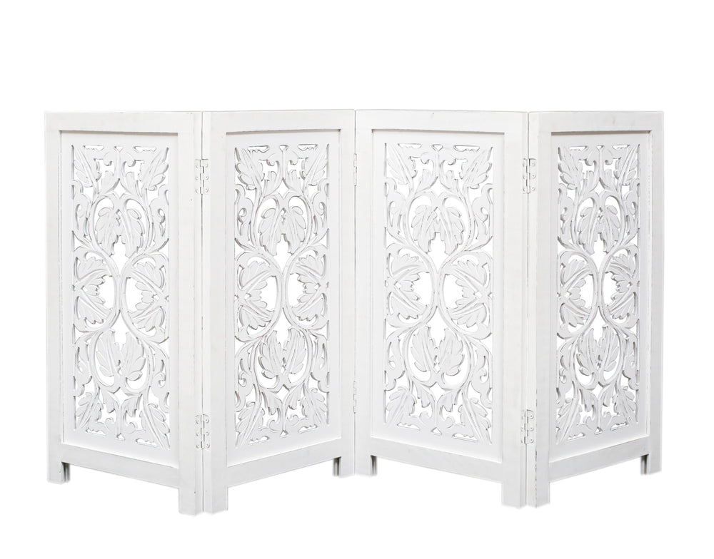 The Wooden Town foldable dog gate designed for doorways, hallways, and stairs.