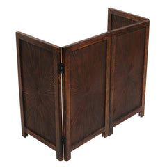 The Wooden Town freestanding design provides stability without wall mounting for flexible placement.