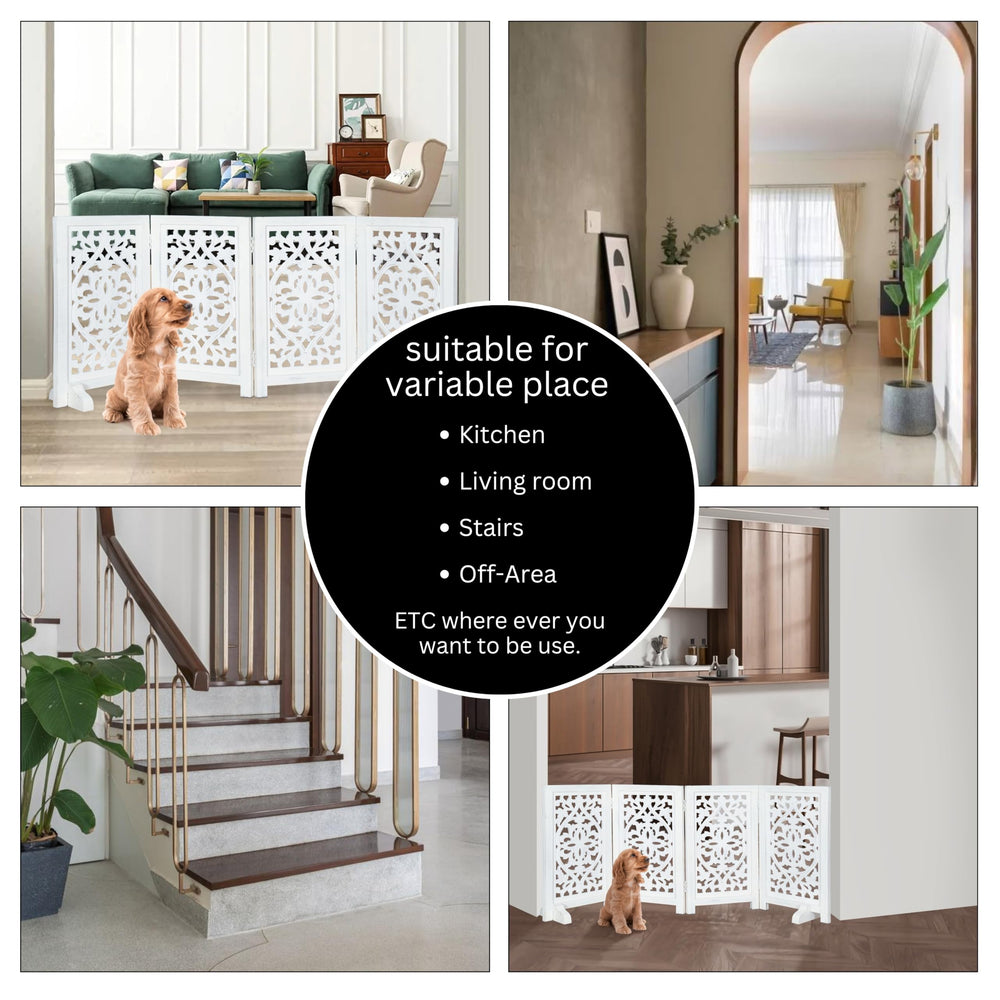 The Wooden Town 56-inch width fits standard doorways and wide hallways.