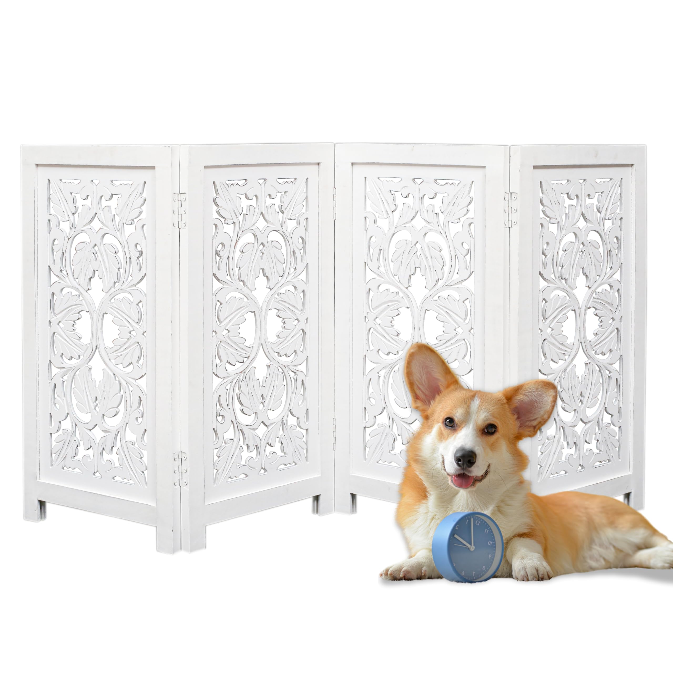The Wooden Town gate ideal for stairs and restricted-area containment.