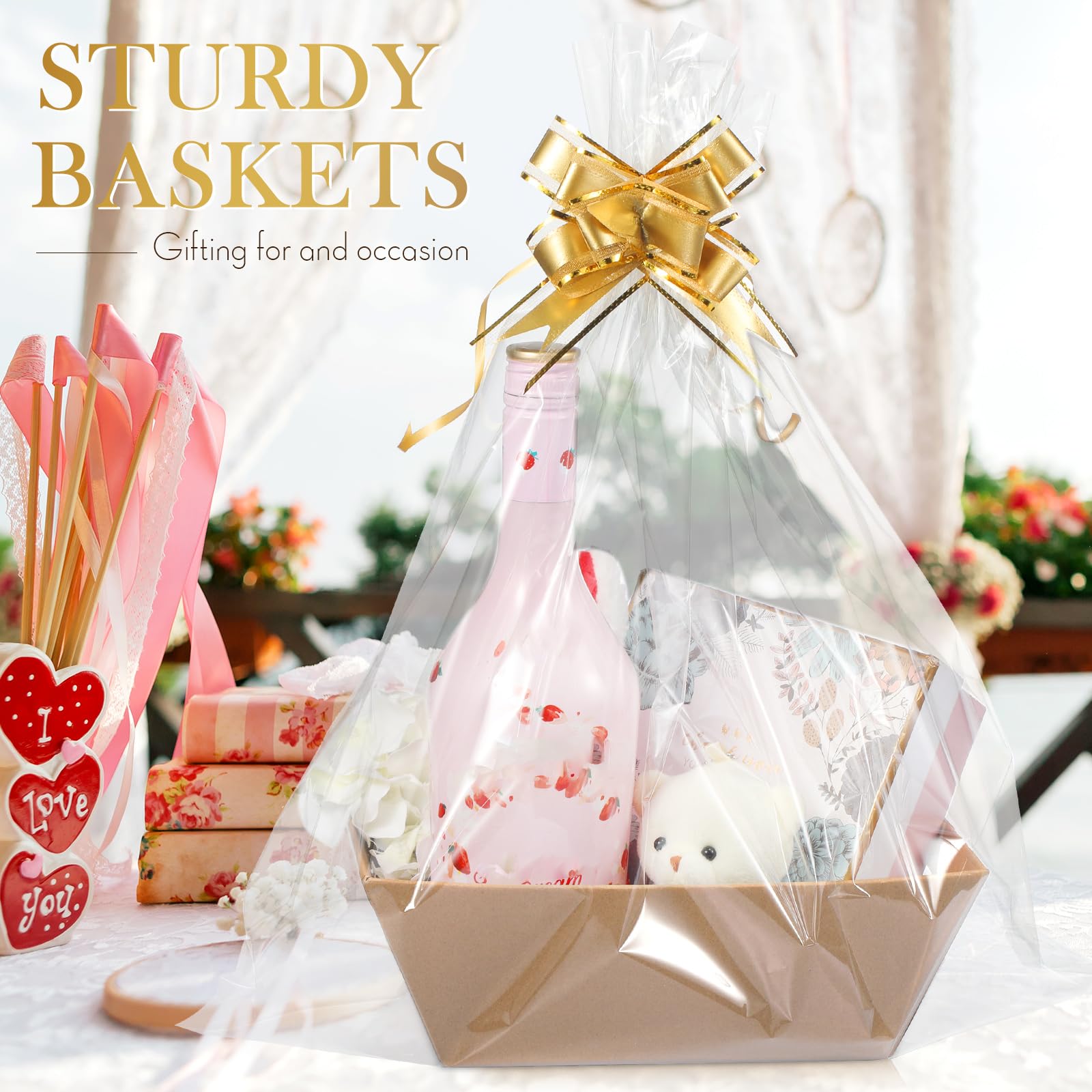 Thenshop paintable baskets invite personalized decorations