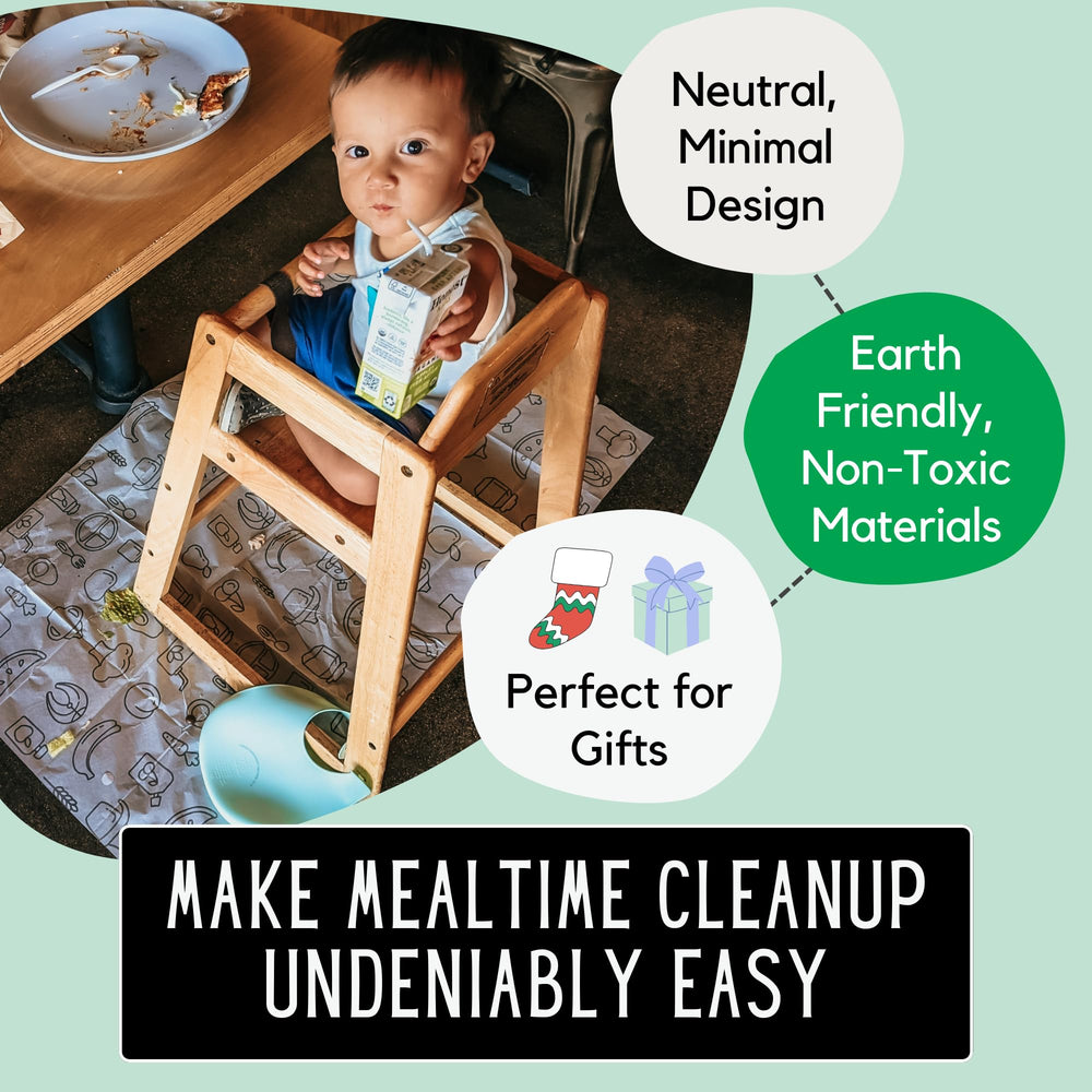 THEO'S MATS neutral minimalist design blends with home decor.