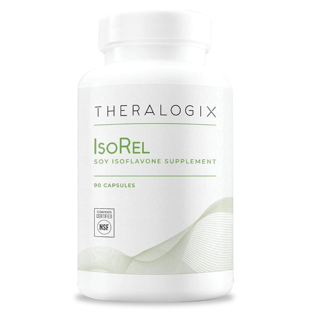 Theralogix IsoRel bottle with whole soybean extract for daily wellness