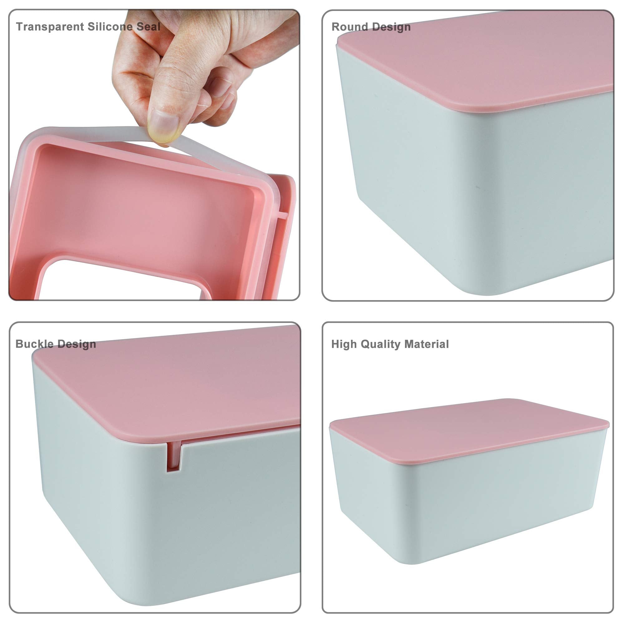 The Revenant pink bottom with non-skid feet keeps dispenser steady.