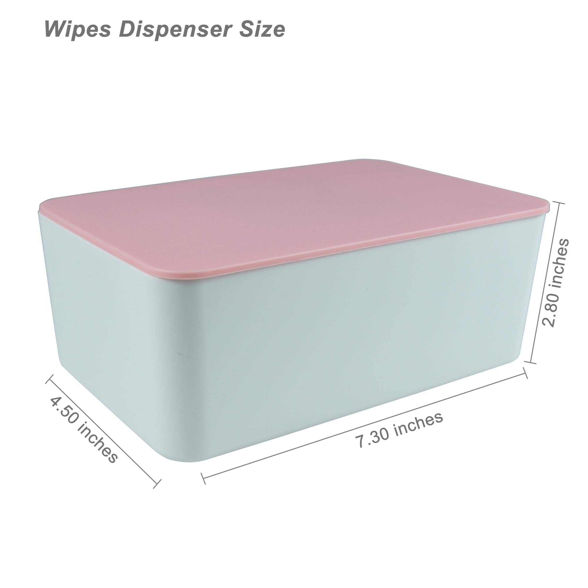 The Revenant pink top view shows smooth lid for quick, tidy wipe retrieval.