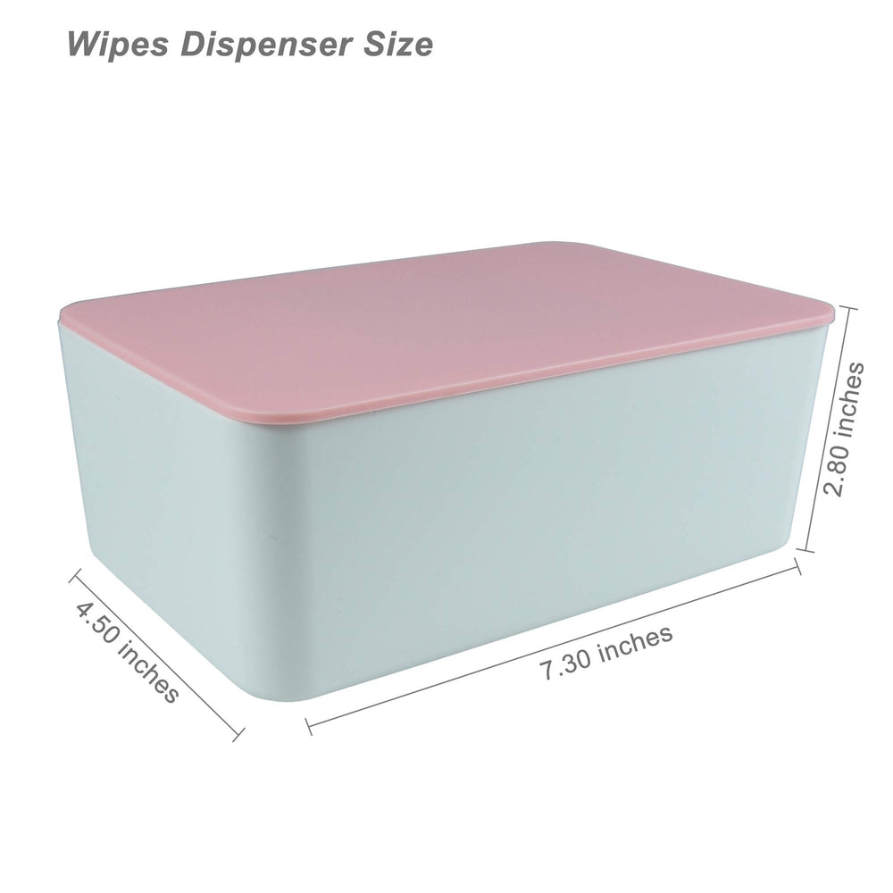 The Revenant pink top view shows smooth lid for quick, tidy wipe retrieval.