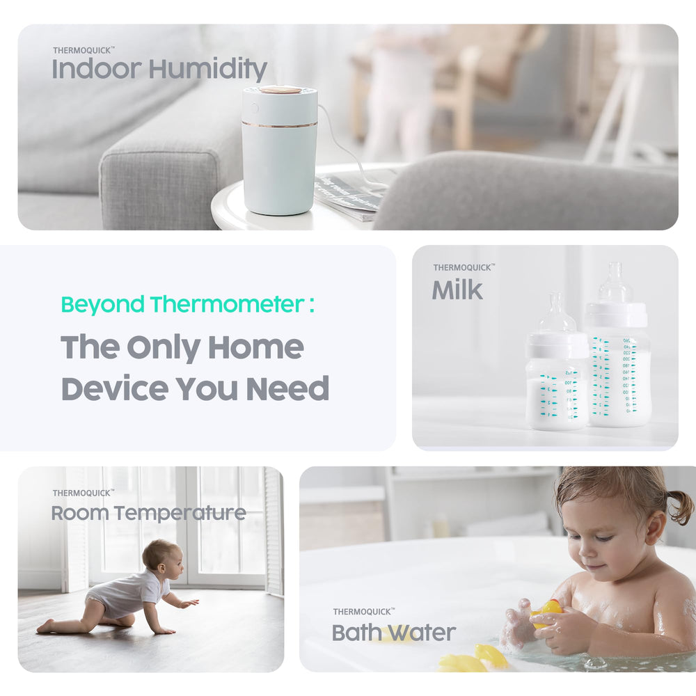 ThermoQuick auto power-off conserves battery life for families