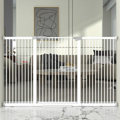 TheyFirst 41-inch gate height keeps pets safely contained in doorways.