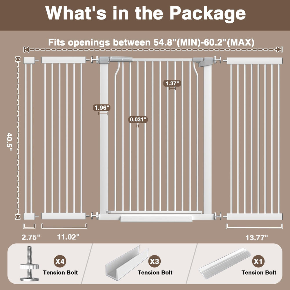 THEYFIRST all-steel construction gate built for durable daily use