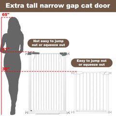 THEYFIRST auto-close gate in use for easy doorway passage