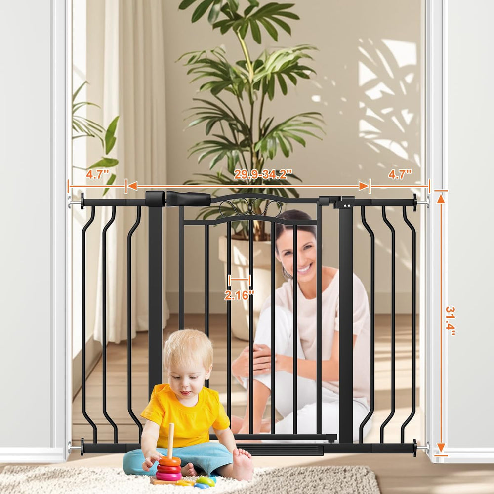Auto-close feature of THEYFIRST gate for a safe passage.