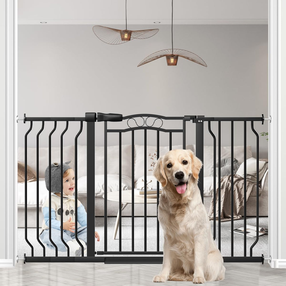 THEYFIRST black finish blends with decor while marking a safety boundary