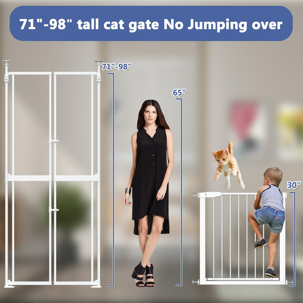 THEYFIRST transparent acrylic panel design keeps visibility while containing pets