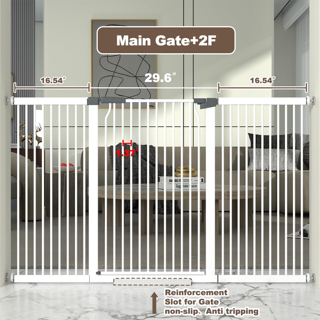 TheyFirst expansion kit adds width safely for wider openings.