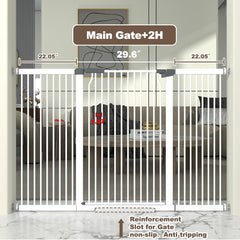 THEYFIRST expansion kit widens doorway to fit 74.2 to 76.7 inches