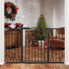 THEYFIRST extra-wide gate adjusts from 29.5 to 53.1 inches for versatile spaces