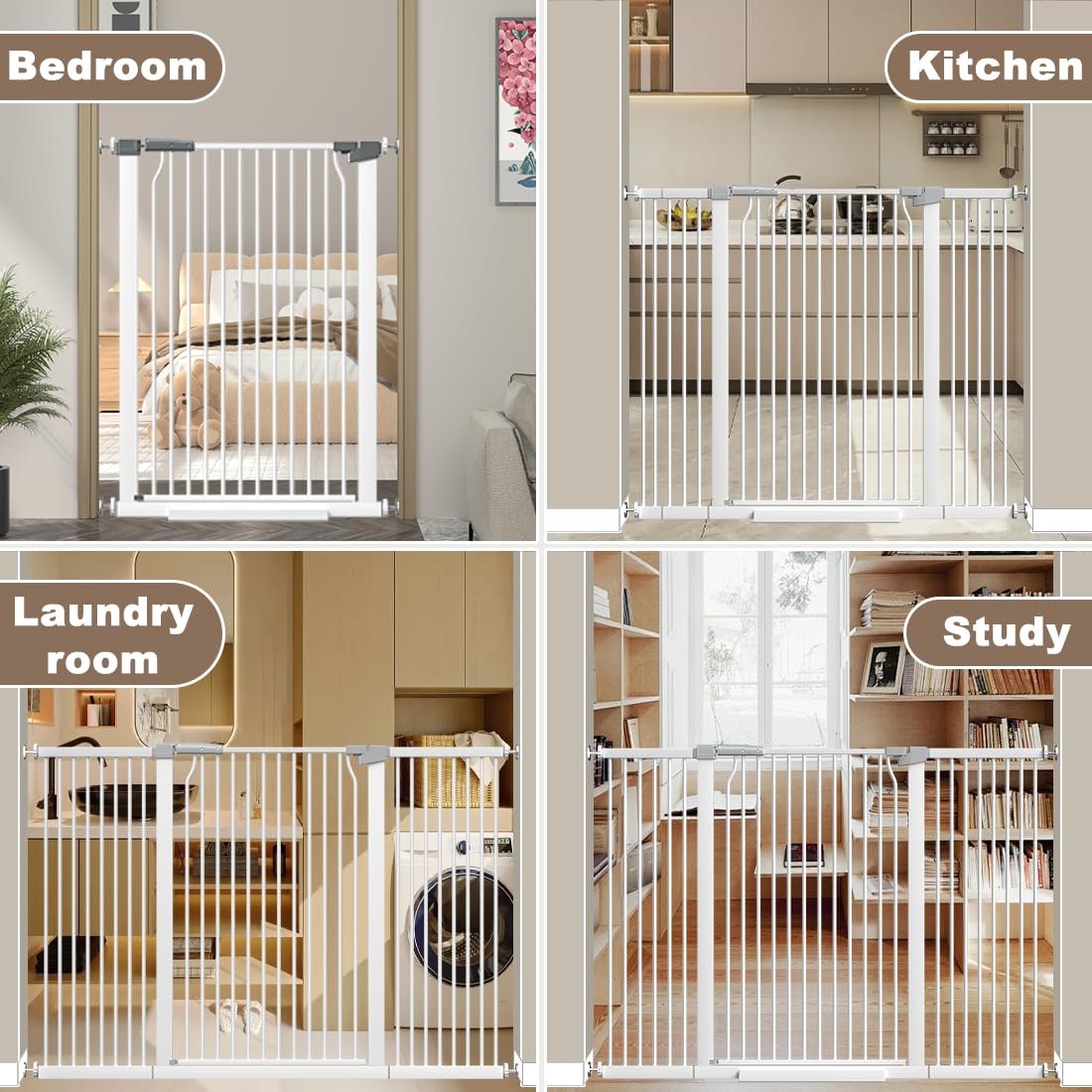 THEYFIRST no-drill installation preserves walls while containing pets