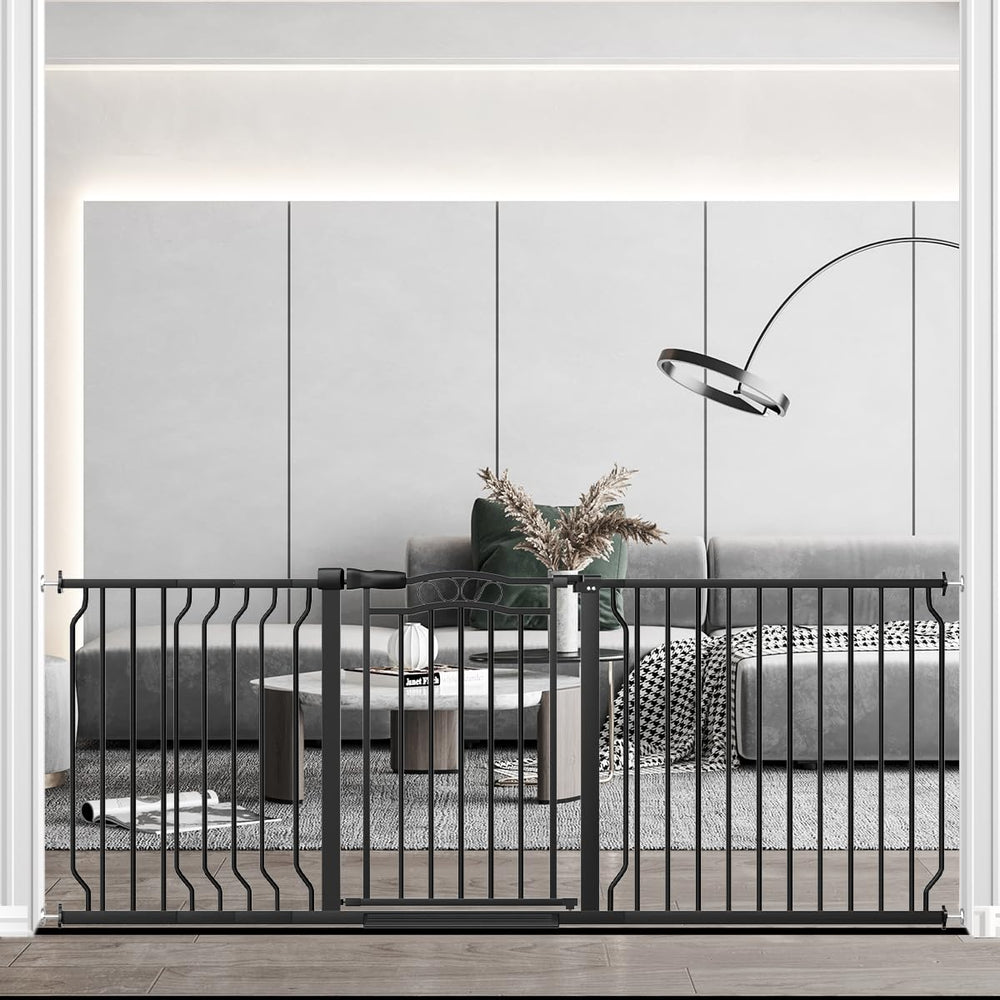THEYFIRST pet-friendly and kid-safe gate for hallways and doorways