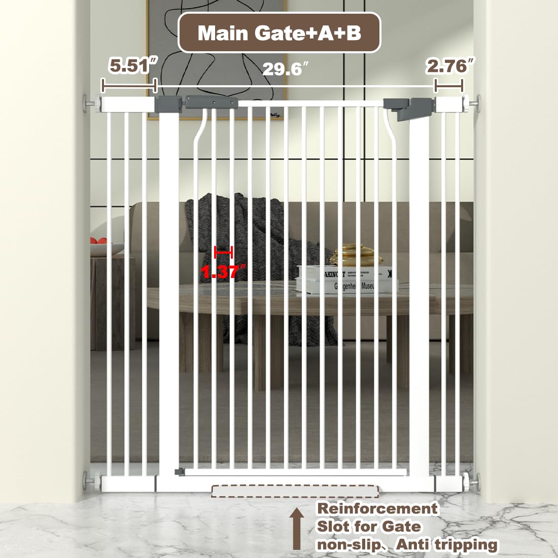 Pressure-mount system installation highlights tool-free setup.