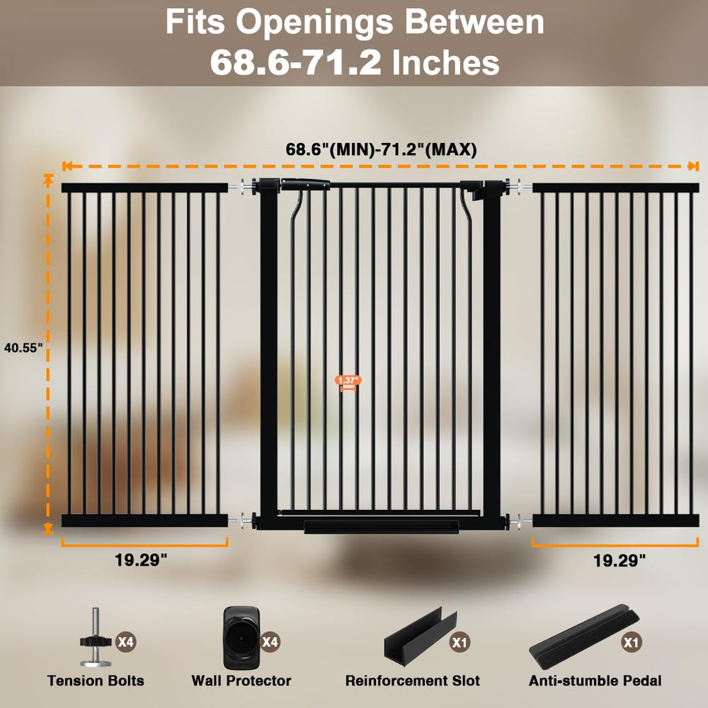 THEYFIRST pressure-mounted easy installation means tool-free setup.