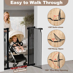 THEYFIRST walk-through door offers easy adult access.