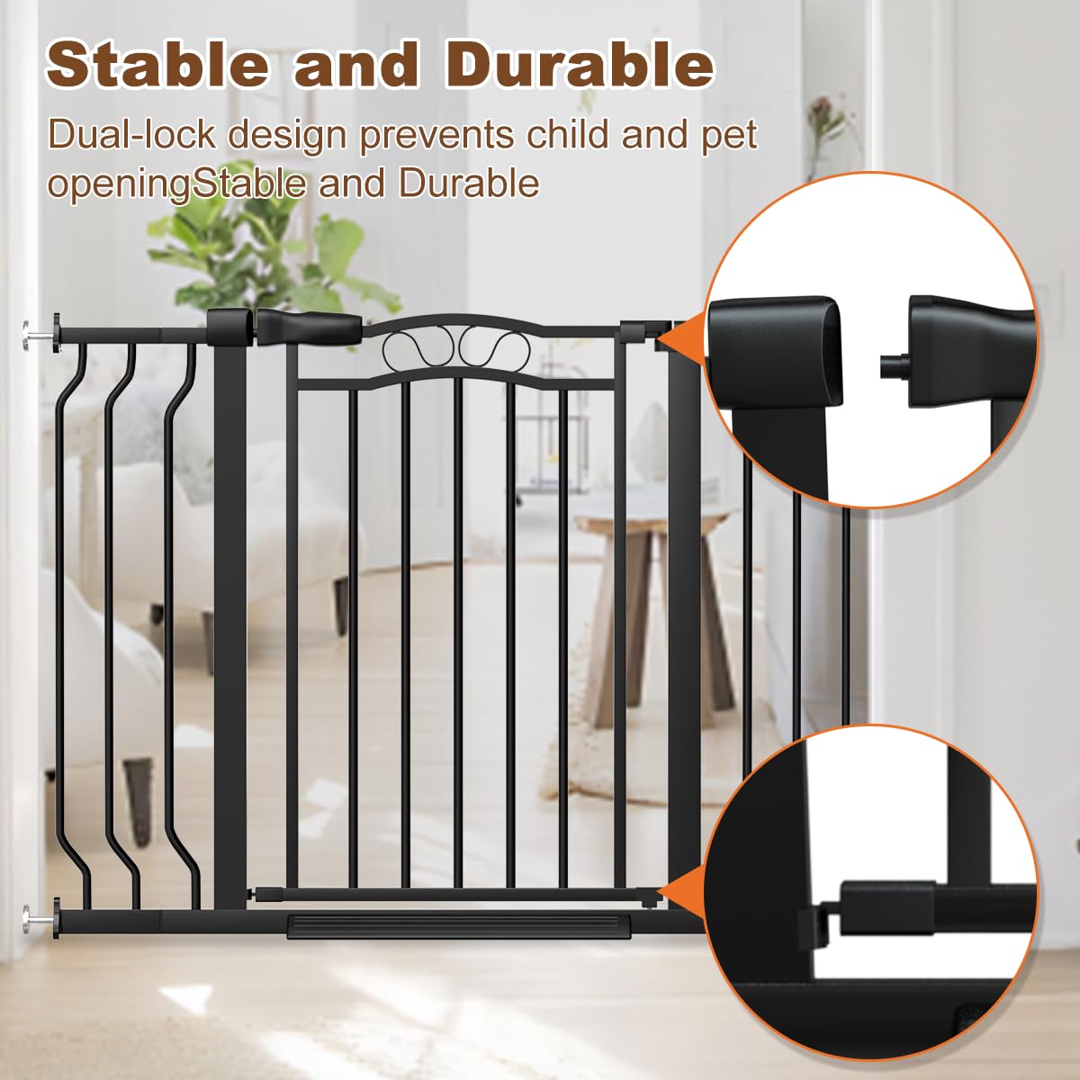 theyfirst walk-through 62-71.6 inch width, easy passage for family