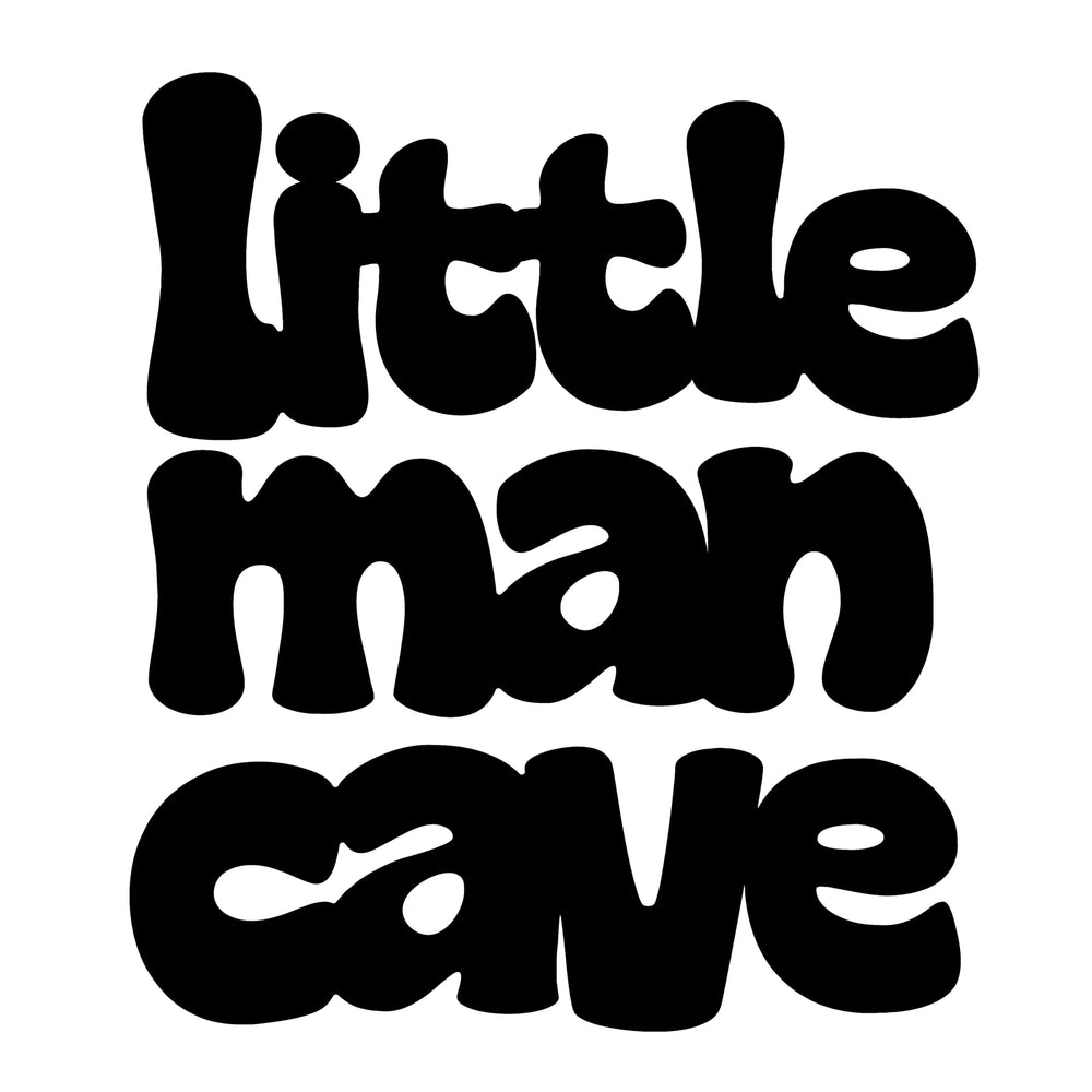 THEYGE Little-man cave sign durable wall accent adapts to rooms