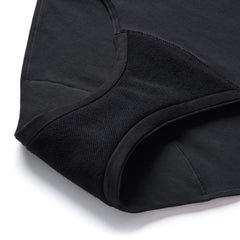 Thinx for All leakproof underwear worn under clothing demonstrates leak-safe design.
