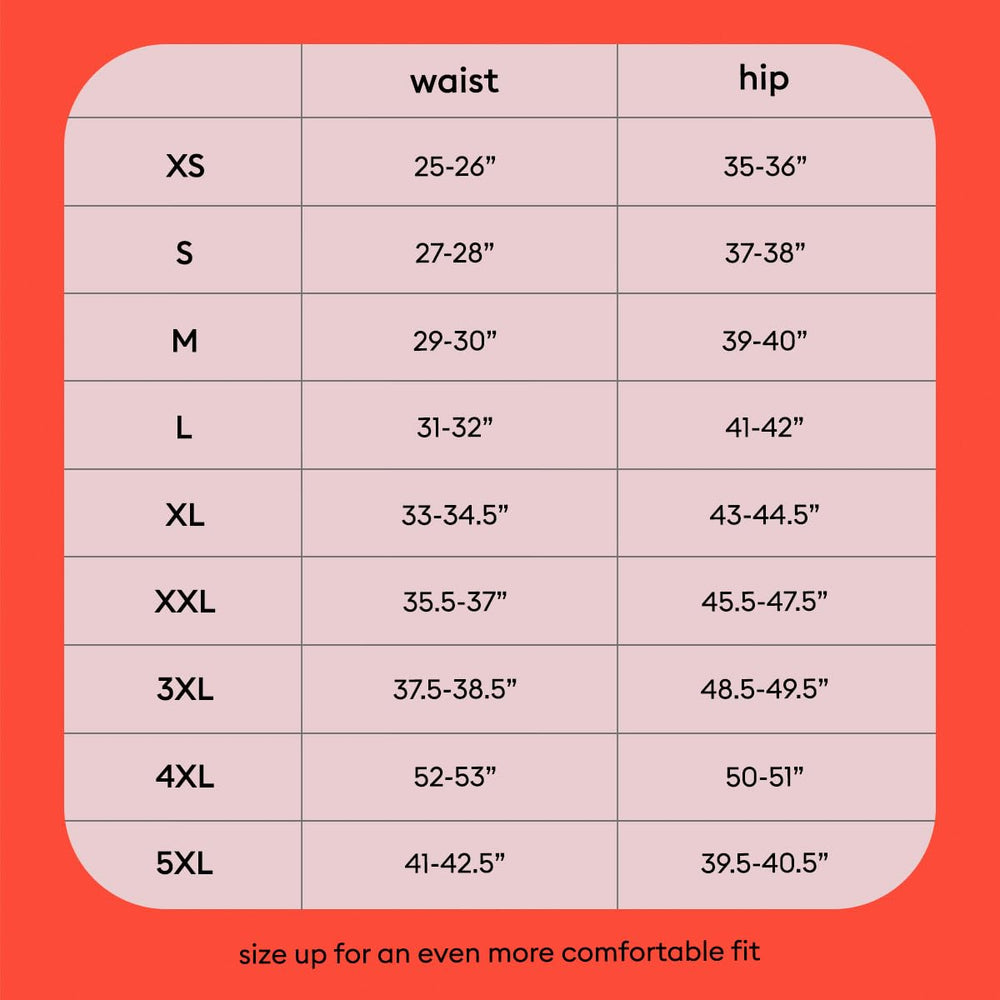 Thinx For All Leaks elastic waistband provides comfortable, secure wear.