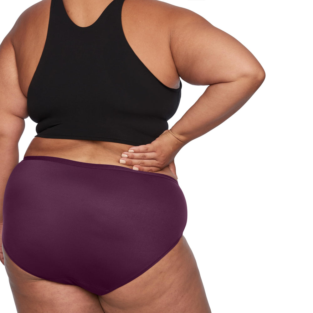 Thinx For All Leaks hip-hugger underwear closeup of moisture-wicking fabric