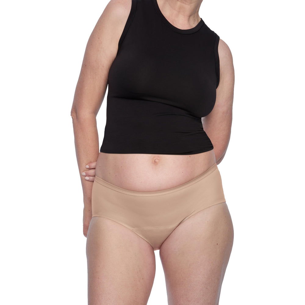 Thinx For All Leaks odor-control technology maintains freshness throughout the day.