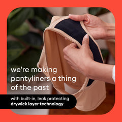 Thinx For All Leaks thong underwear highlights a lightweight, washable design.