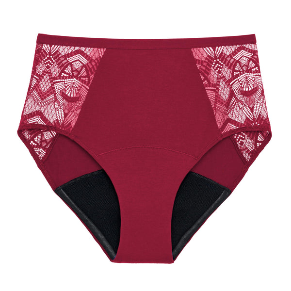 Thinx hi-waist period underwear close-up showing buttery-soft fabric for all-day comfort